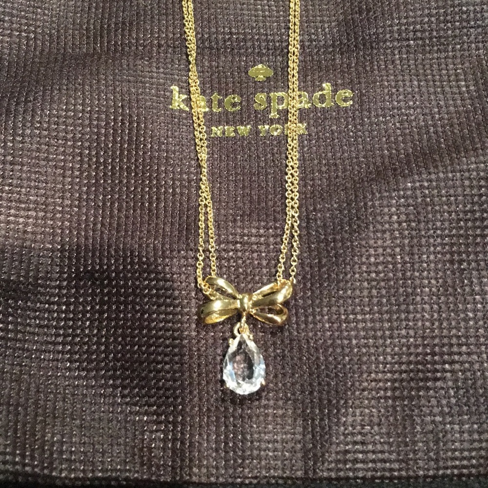 Kate Spade bow necklace